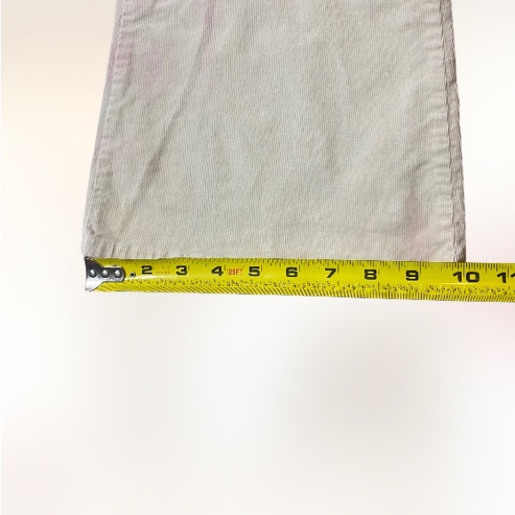 Y2K vtg guess flared super soft curduroy style pants womens m/L - Picture 9 of 12